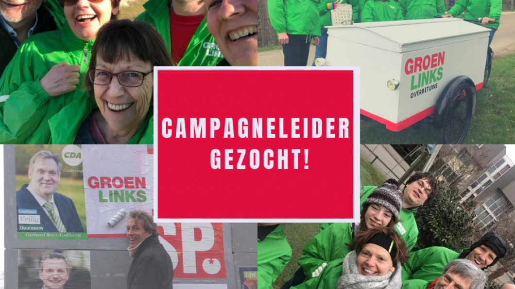 Campagneleider gezocht!