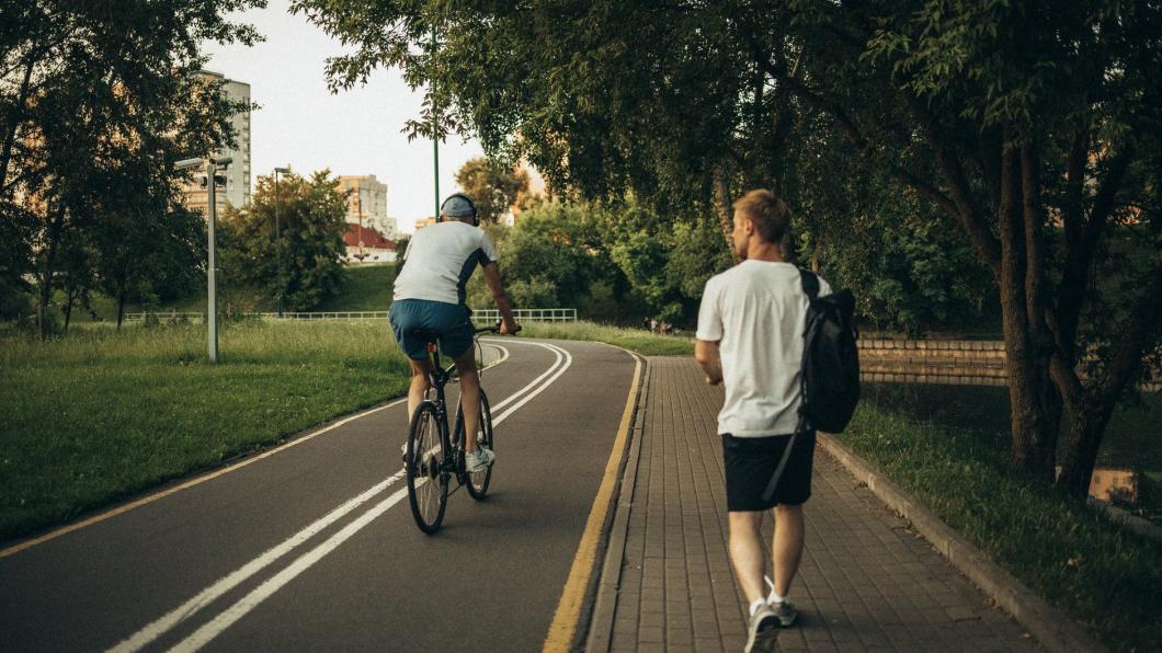 fietspad met voetpad