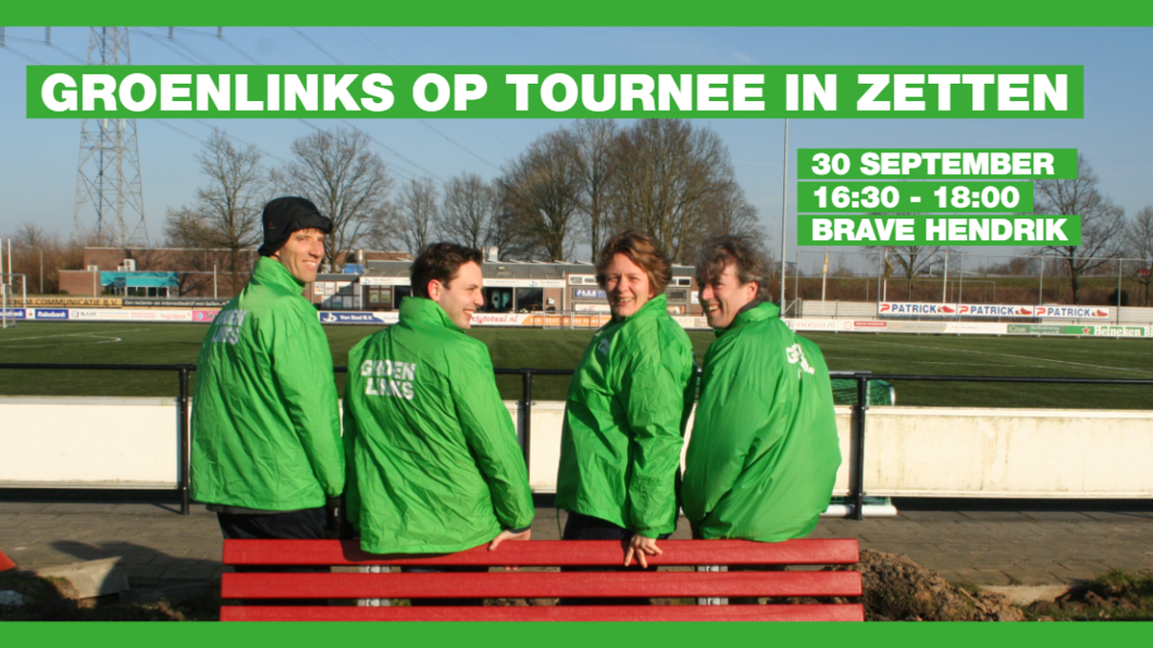 Groenlinks Overbetuwe op tournee in Zetten