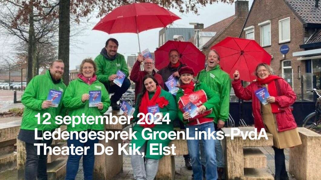 Vroelijke PvdA'ers en GroenLinksers op campagne